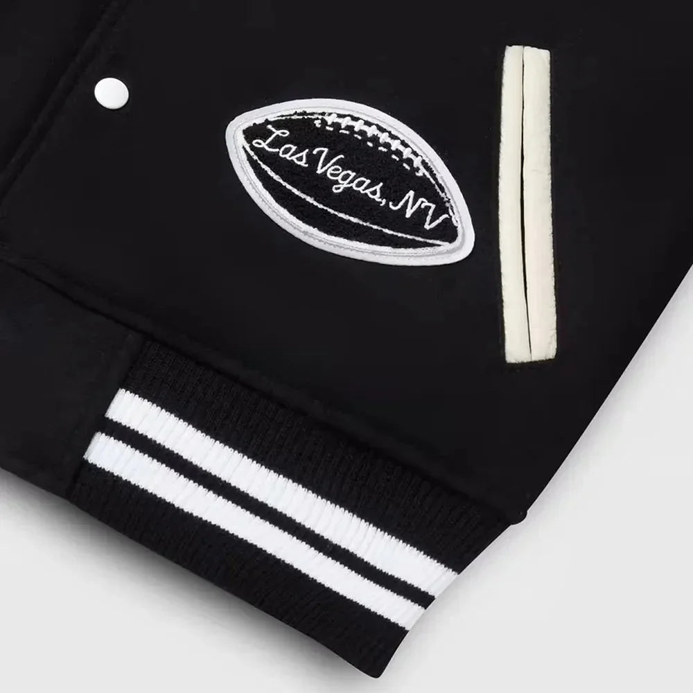OVO X NFL Las Vegas Raiders Varsity Jacket