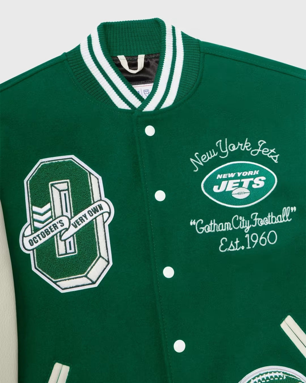 OVO x NFL New York Jets Varsity Jacket
