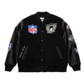 Oakland Raiders Varsity Black Wool Jacket