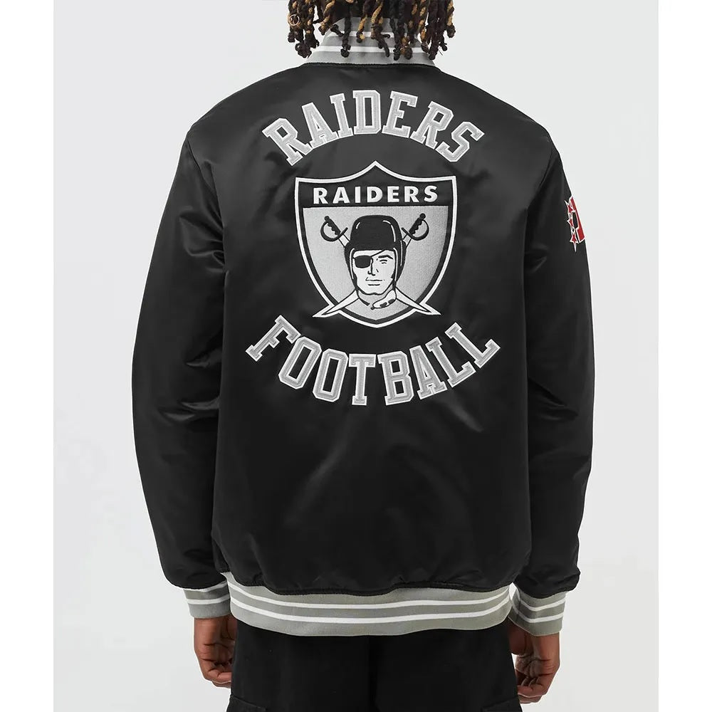 Oakland Raiders Heavyweight Satin Jacket