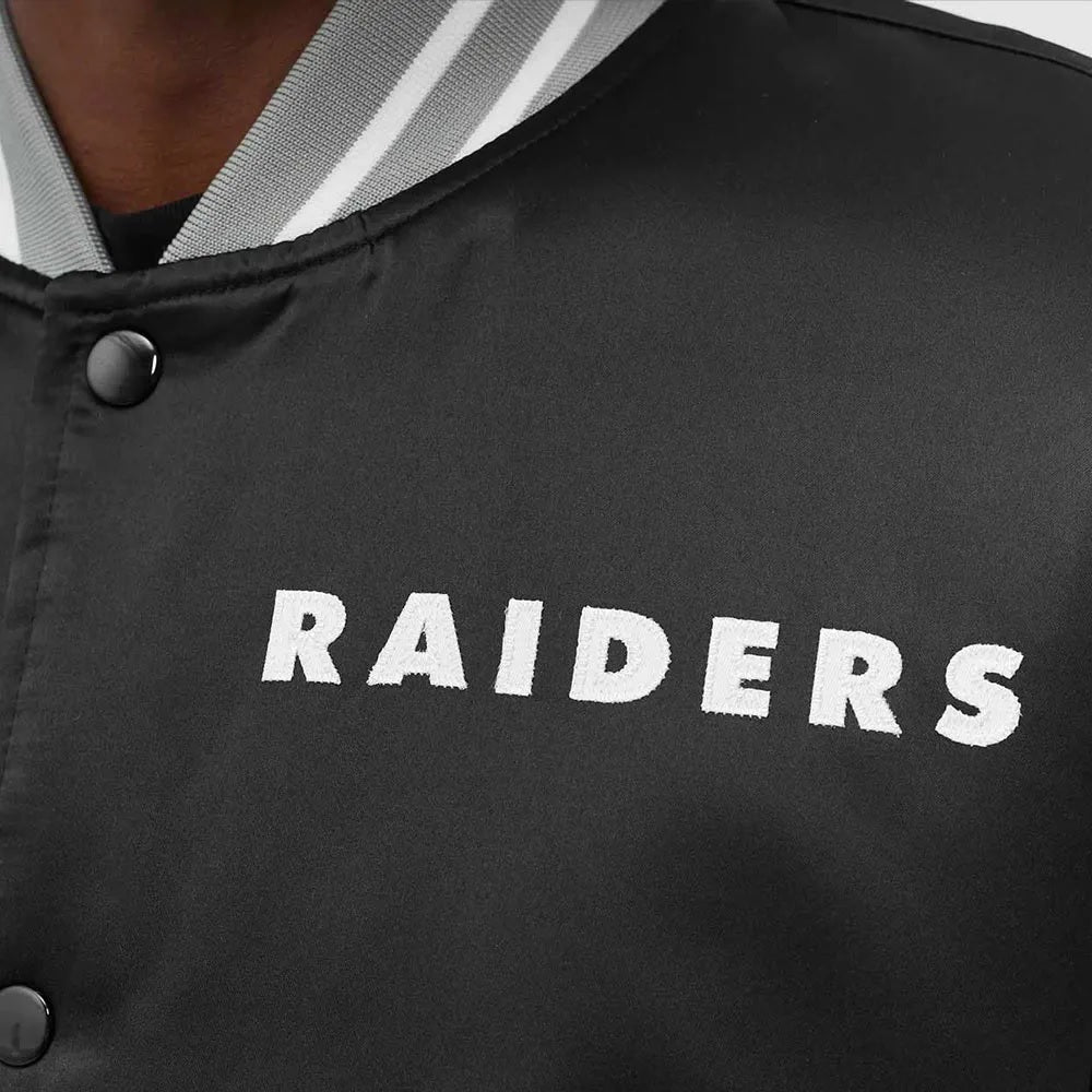 Oakland Raiders Heavyweight Satin Jacket