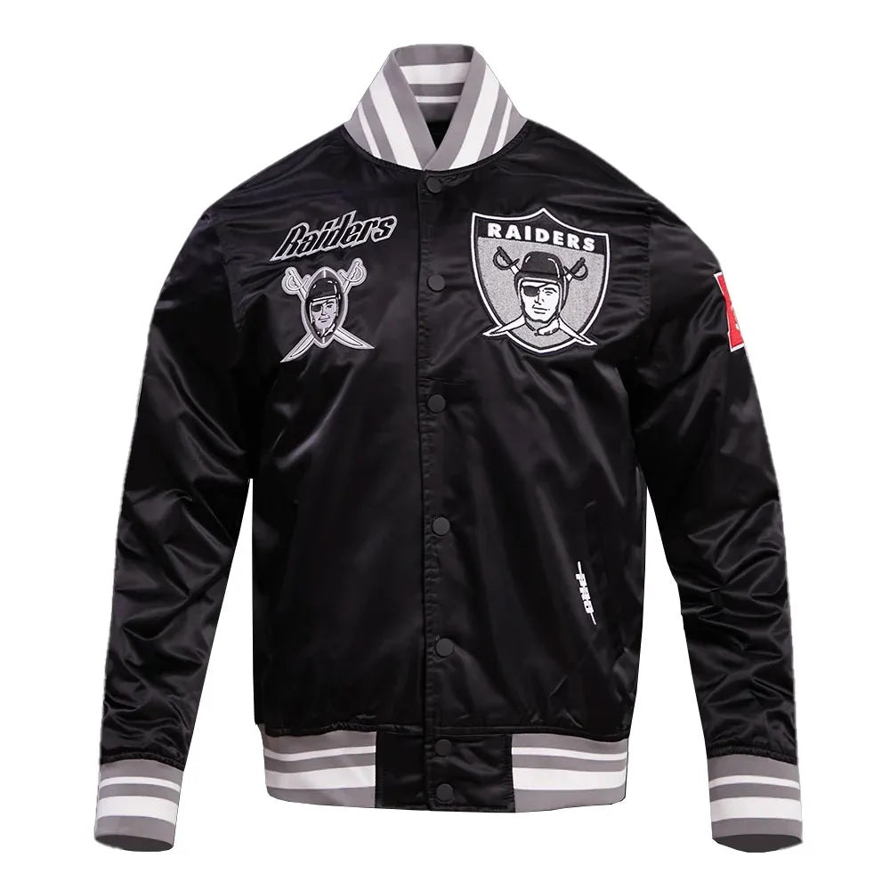 Oakland Raiders Retro Classic Rib Jacket