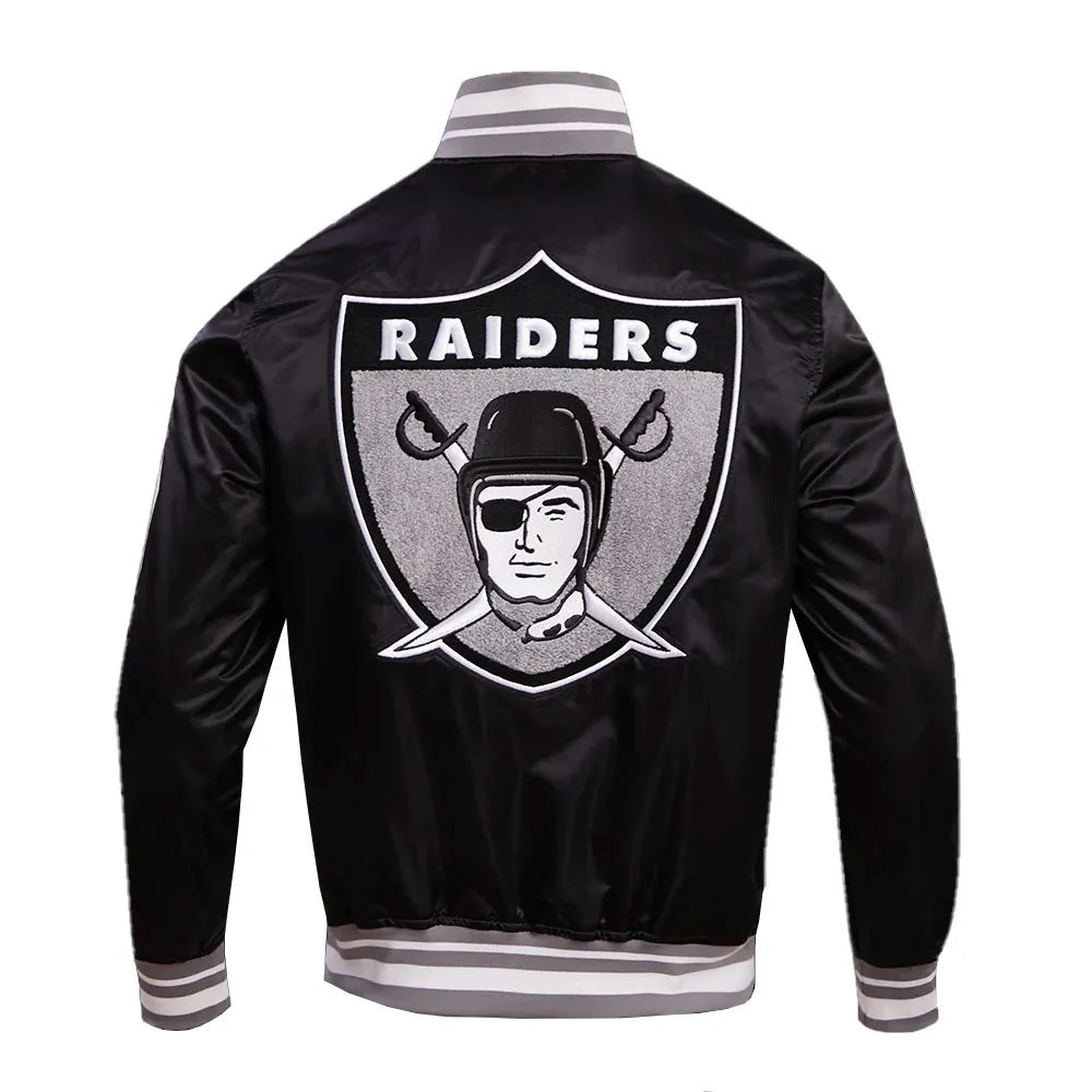 Oakland Raiders Retro Classic Rib Jacket