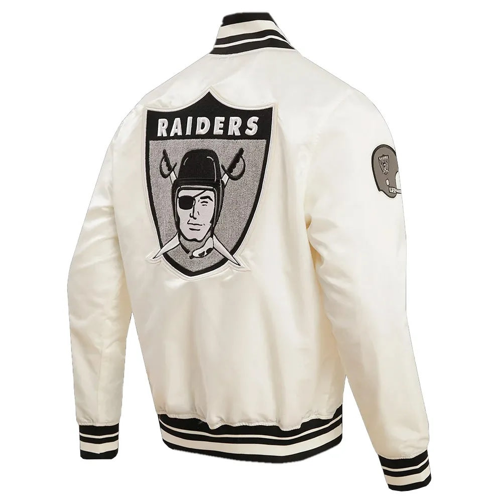 Oakland Raiders Retro Classic Rib Jacket