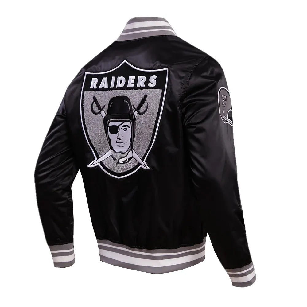 Oakland Raiders Retro Classic Rib Jacket