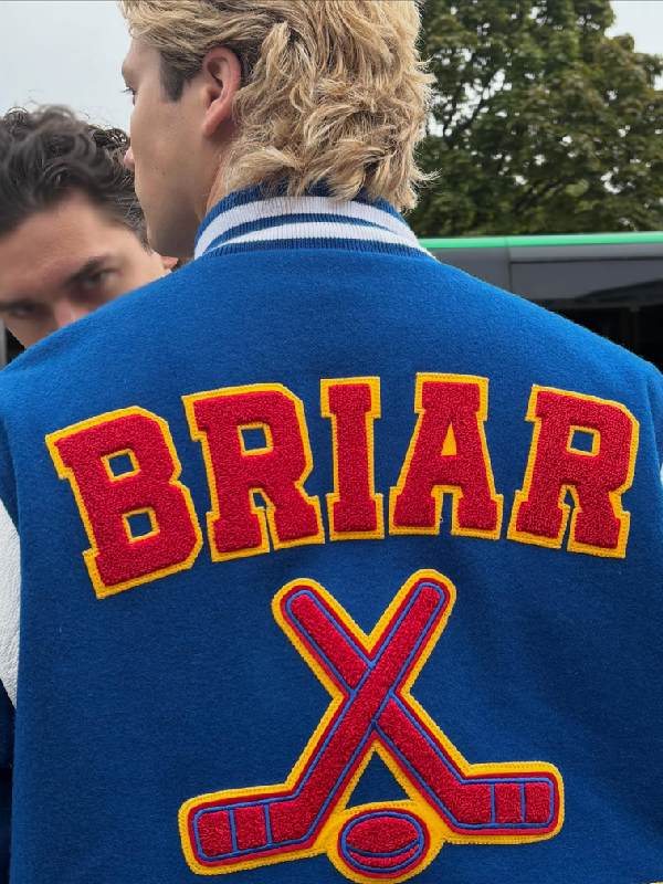 Off Campus 2026 Garrett Graham Blue Varsity Jacket