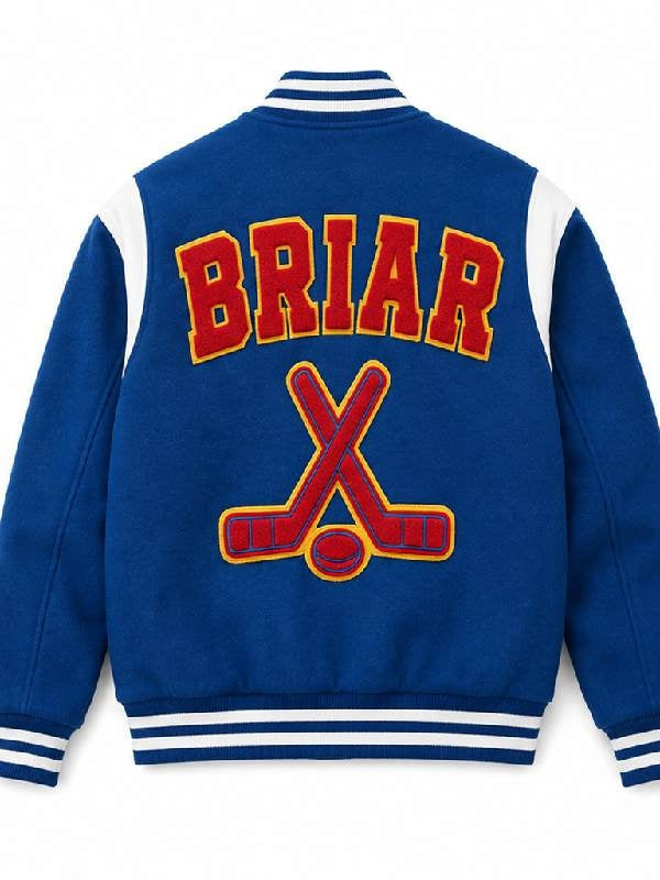 Off Campus 2026 Garrett Graham Blue Varsity Jacket