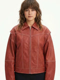 Off Campus Allie Hayes Red Bomber Jacket