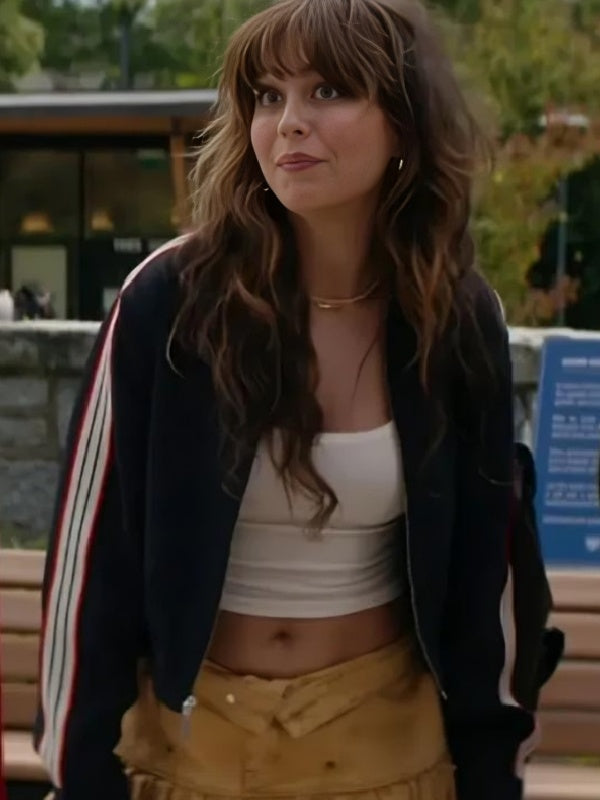 Off Campus S01 Allie Hayes Black Jacket