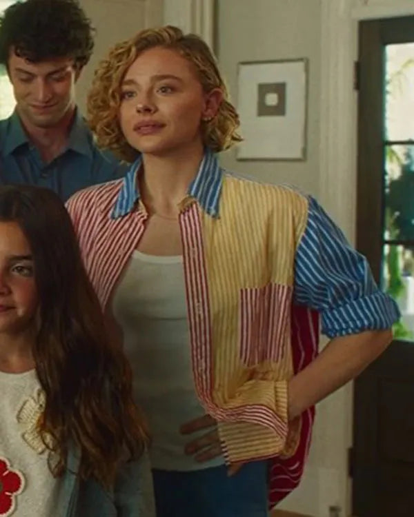 Oh. What. Fun. Chloë Grace Moretz Multicolor Striped Shirt