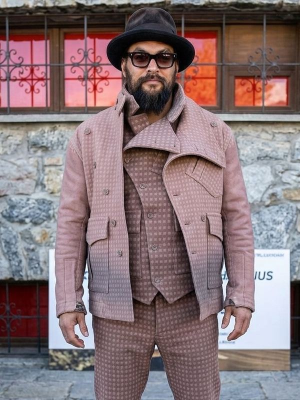 On The Roam Season 2 Jason Momoa Pink Jacket