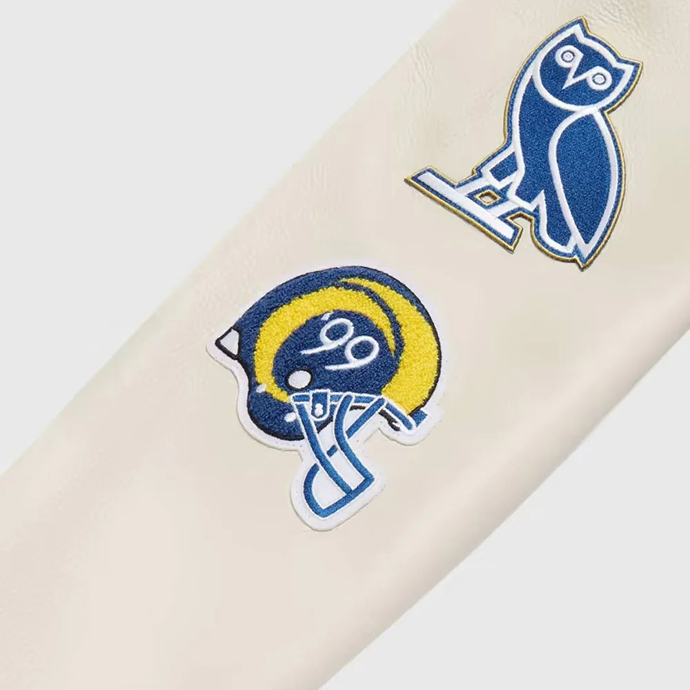 Ovo X Nfl Los Angeles Rams Varsity Jacket