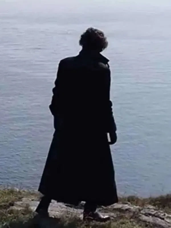 Paul Atreides Signature Black Wool Trench