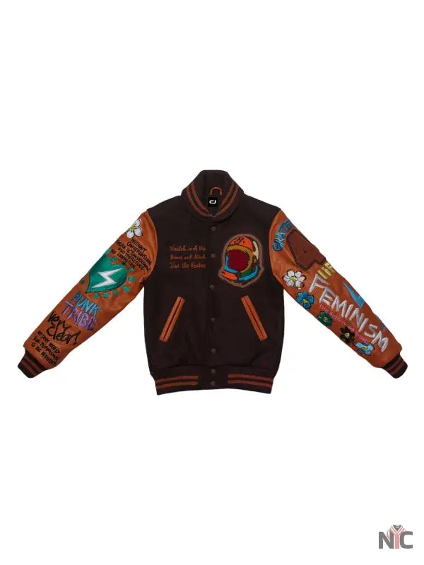 Pharrell Williams Billionaire Boys Club Letterman Jacket