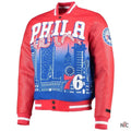Philadelphia 76ers Red Finals Champions Varsity Full-zip Jacket