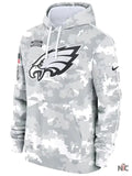 Philadelphia Eagles Salute To Service Camo 2024 Hoodie