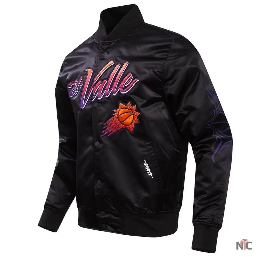 Phoenix Suns 2024 City Edition Satin Full-Snap Jacket