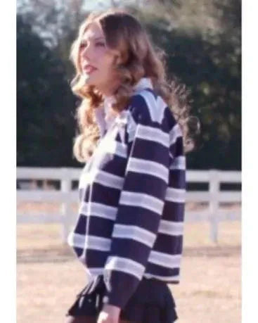 Plathville Teegan Nichols Striped Rugby Shirt