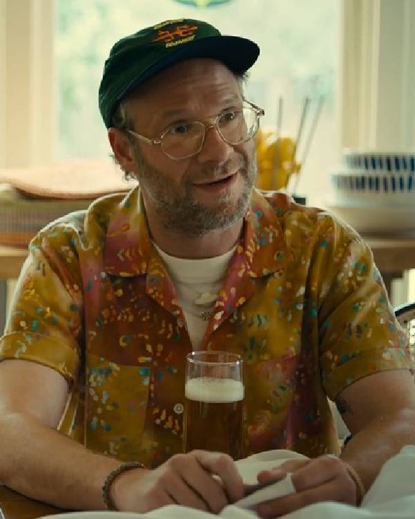 Platonic Seth Rogen Printed Short Sleeve Shirt