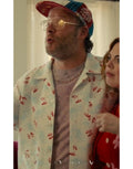 Platonic S02 Seth Rogen Skiing Penguins Print Shirt