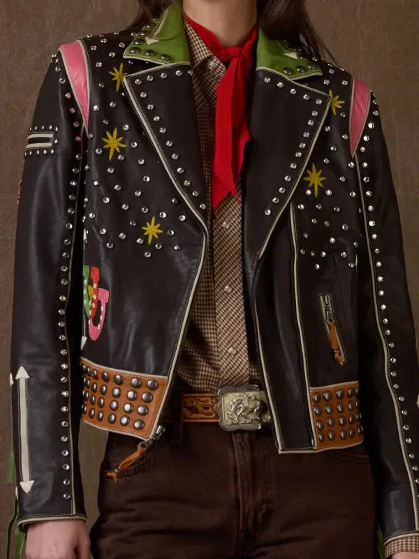 Women Rodeo Long Tall Texan Suede Jacket
