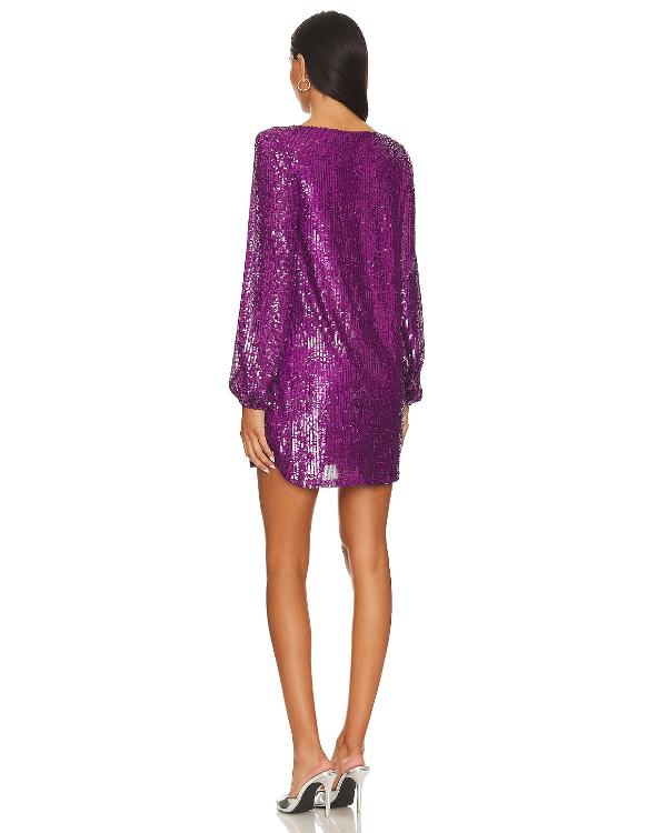 Price Is Right 2026 Amber Lancaster Purple Sequin Dress