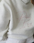 PrisanaBay Grey Bow Hoodie