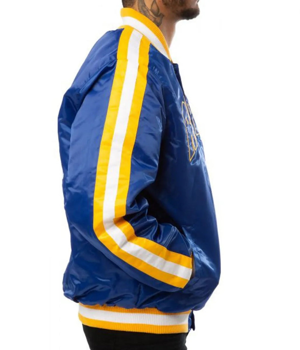 Rams LA Satin Blue Jacket