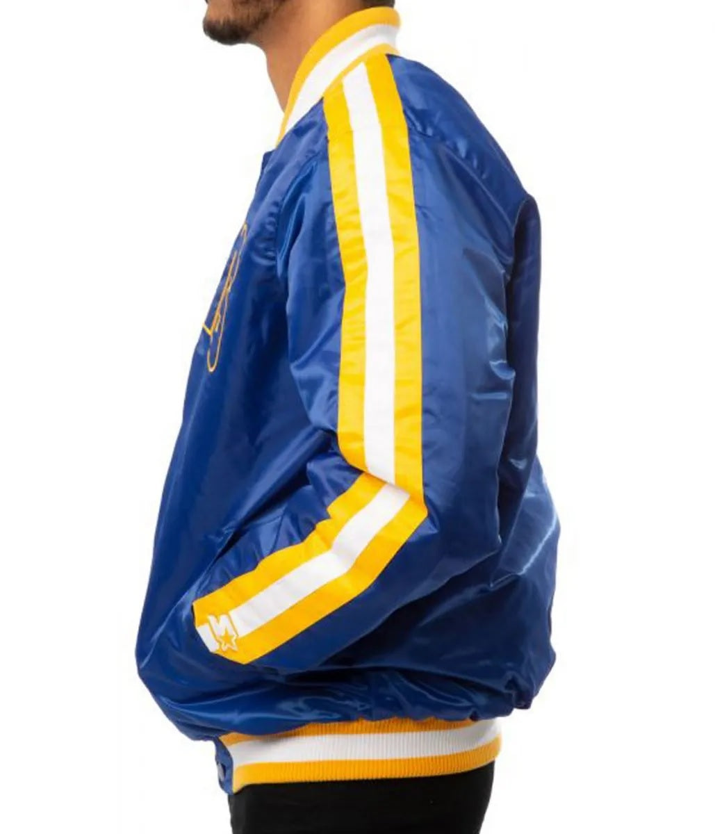 Rams LA Satin Blue Jacket
