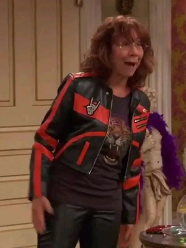 Mindy Sterling Ravens Home Leather Jacket
