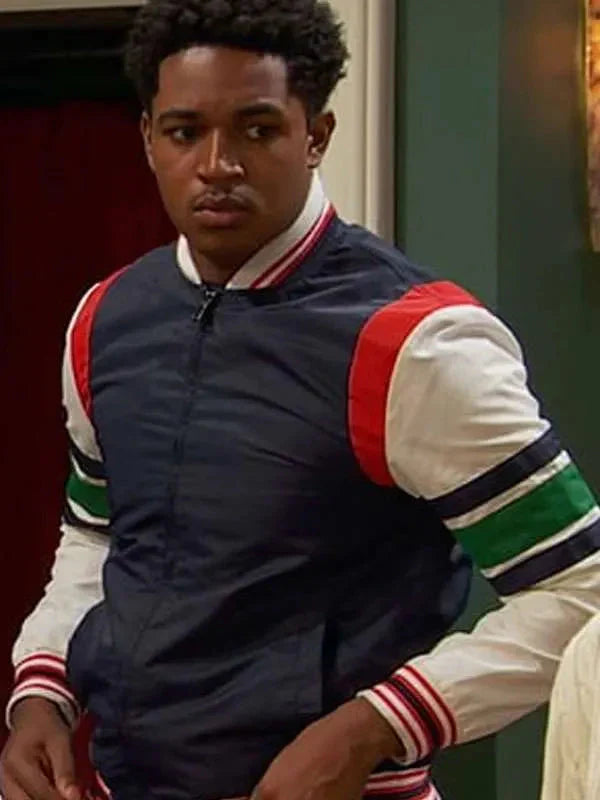 Issac Ryan Brown Ravens Home S06 Varsity Jacket
