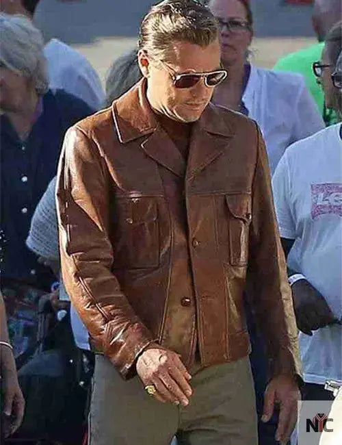 Rick Dalton Once Upon a Time in Hollywood Leather Jacket