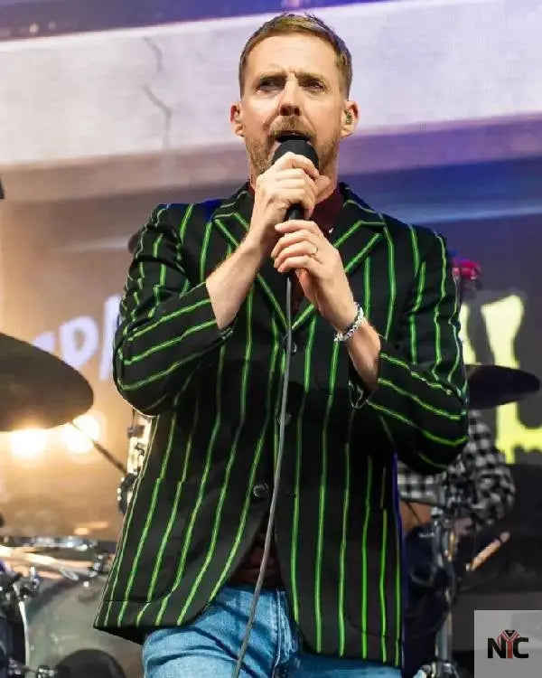 Ricky Wilson Alexandra Palace Park Striped Blazer