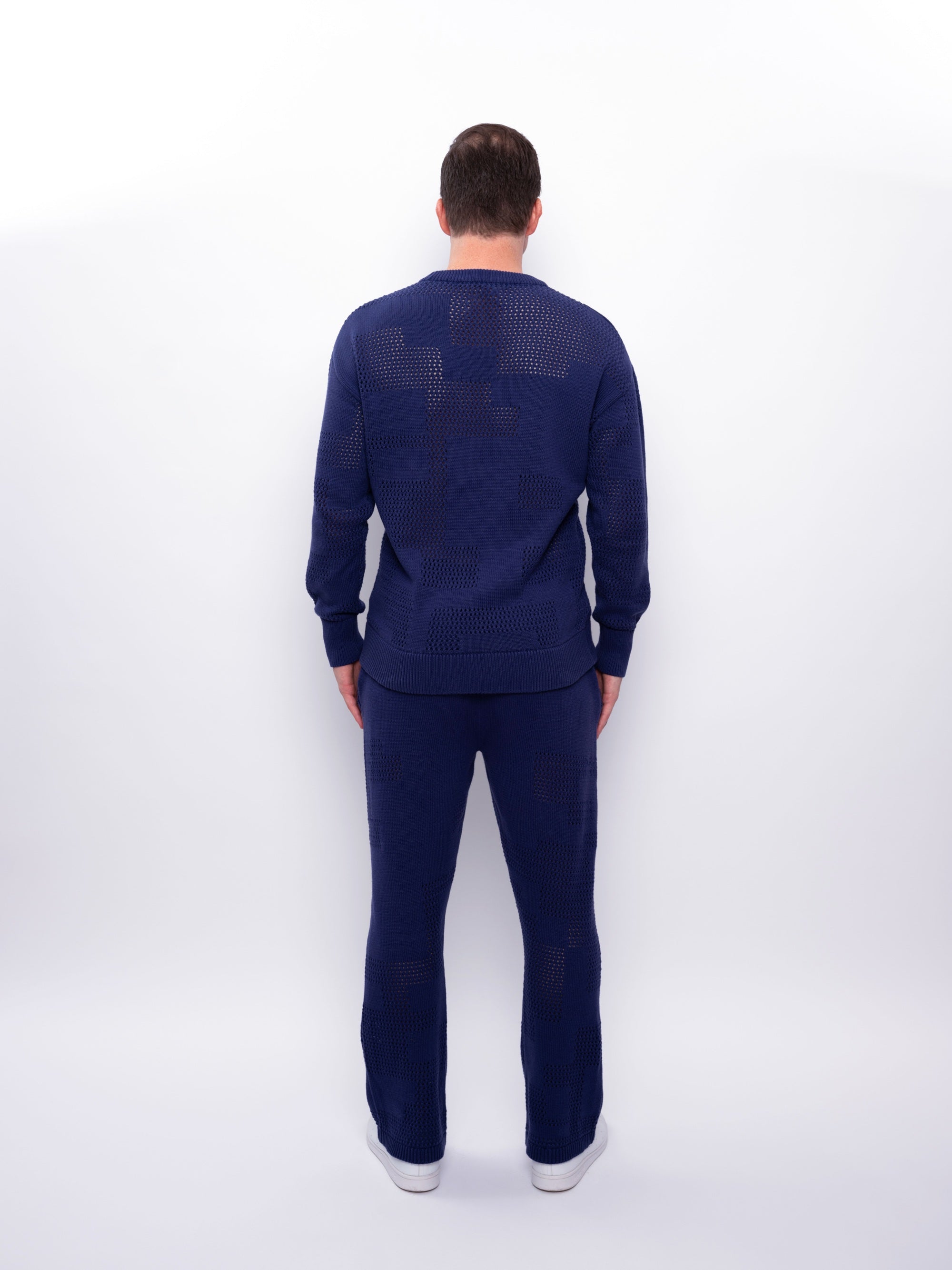 Primakind Men's Knit Pullover And Matching Jogger 2-Piece Set