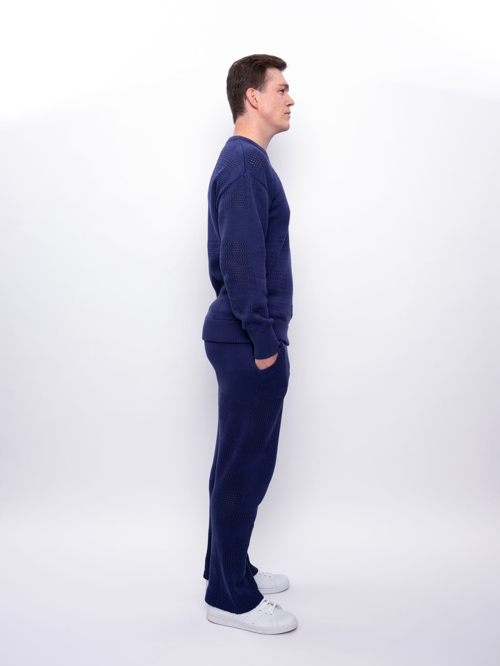 Primakind Men's Knit Pullover And Matching Jogger 2-Piece Set