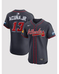 Ronald Acuna Jr. Atlanta Braves Navy Jersey