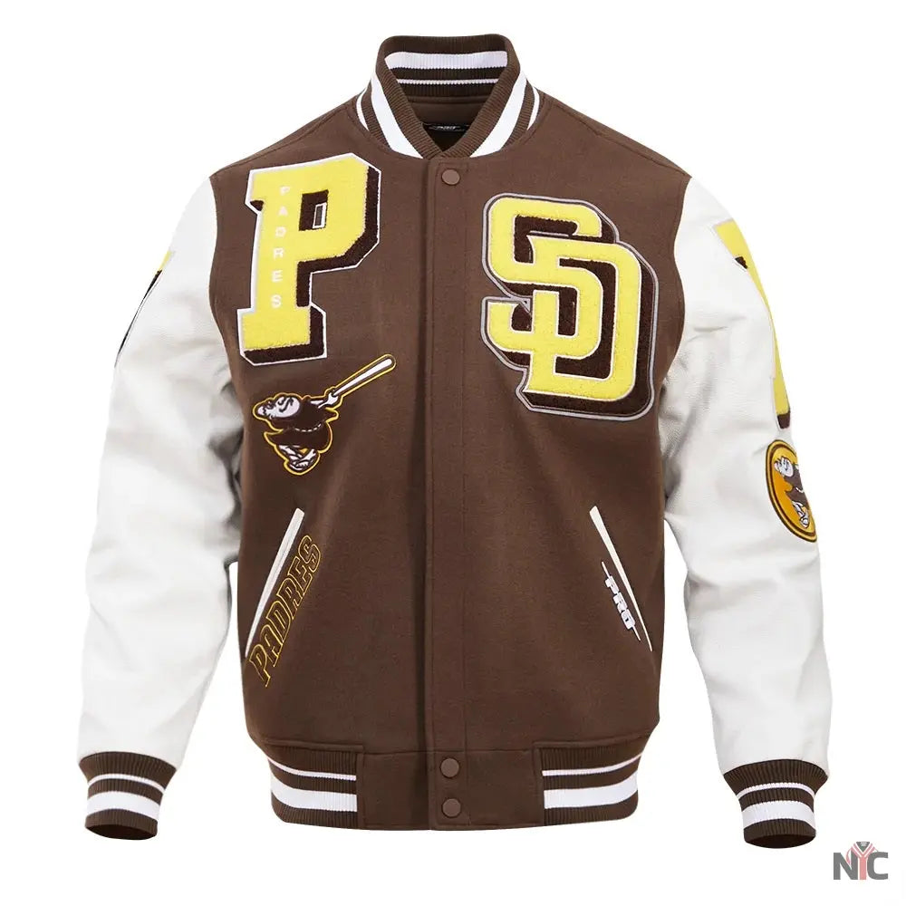 San Diego Padres Mashup Varsity Jacket