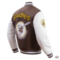 San Diego Padres Retro Classic Rib Wool Varsity Jacket
