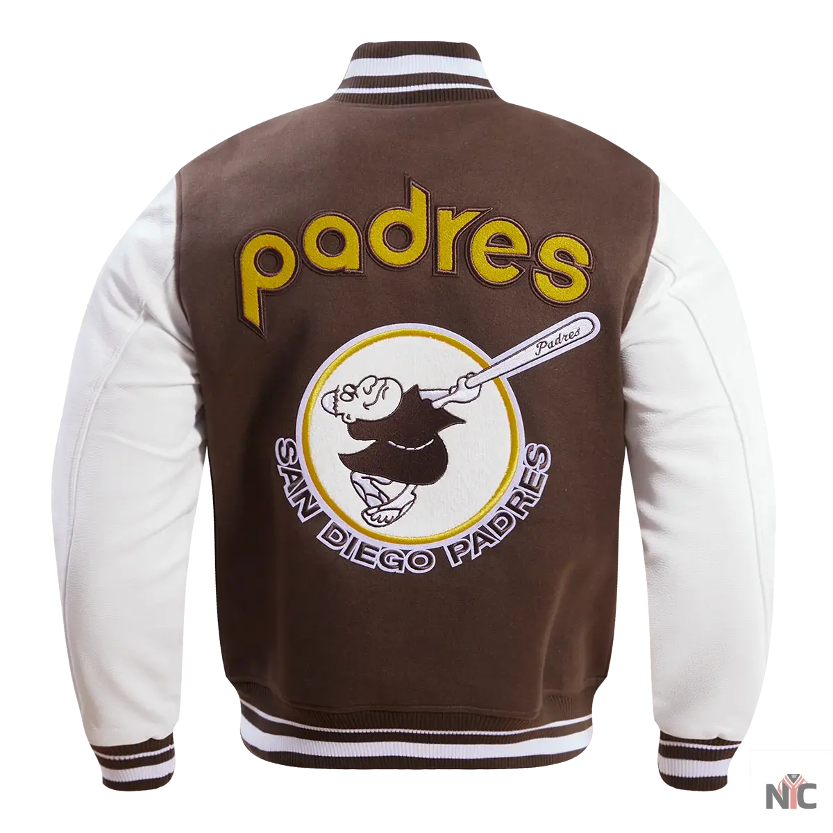 San Diego Padres Retro Classic Rib Wool Varsity Jacket