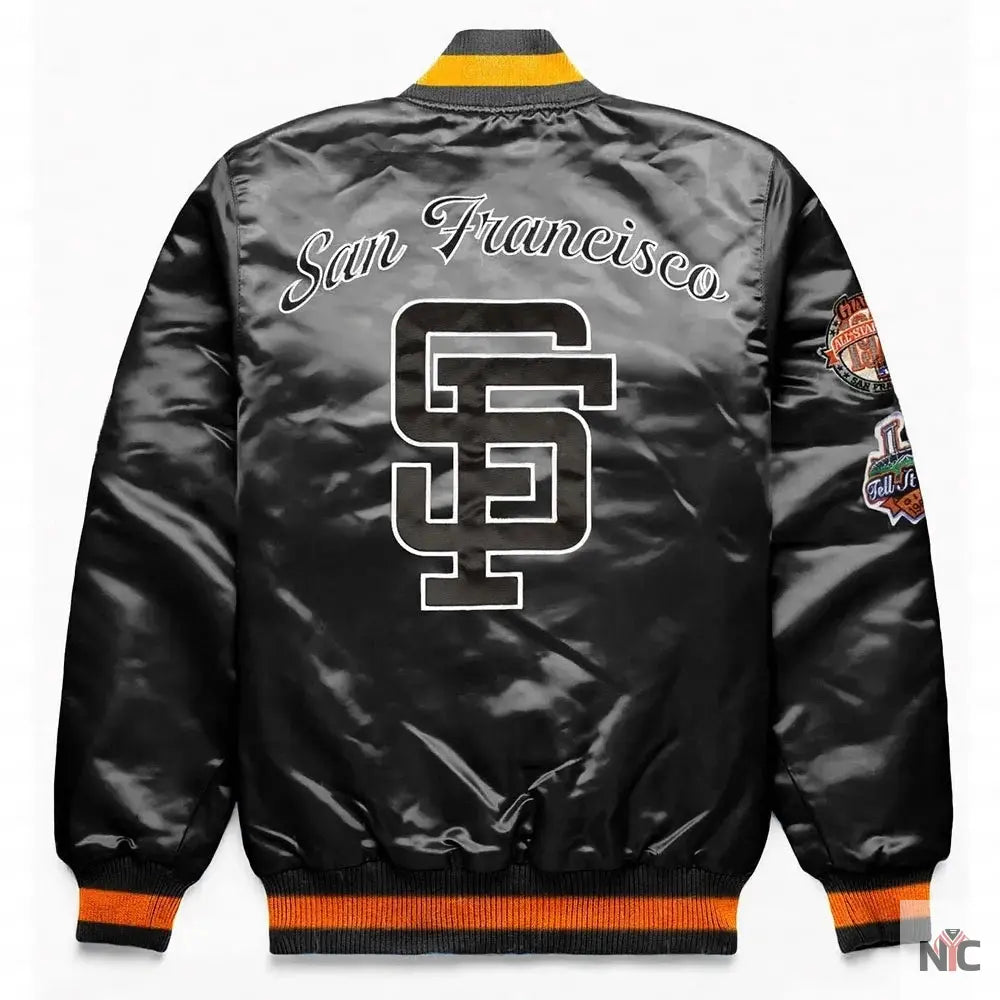 San Francisco Giants Exclusive Black Satin Jacket