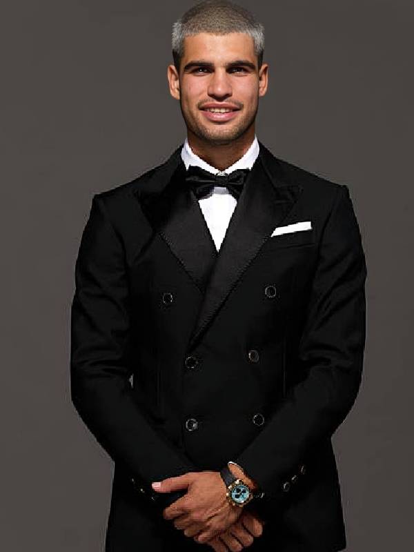 Laver Cup 2025 Carlos Alcaraz Black Suit