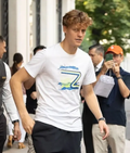 Jannik Sinner Milan White T-Shirt