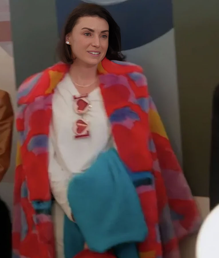 Real Housewives of Salt Lake City S05 Bronwyn Newport Fur Coat
