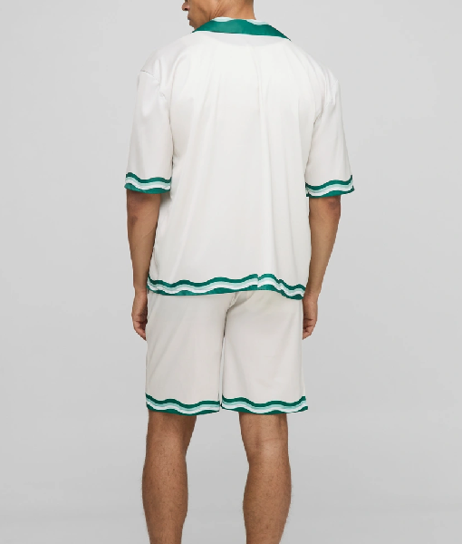 Love Island Games S02 Charlie Georgiou Green & White Shirt