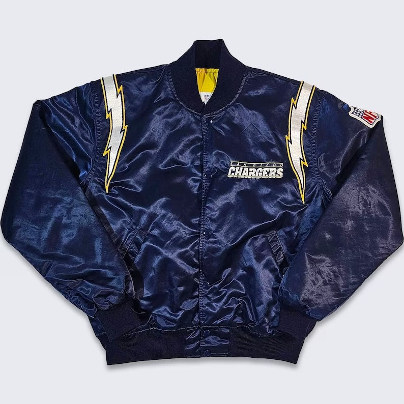 San Diego Chargers 80s Satin Jacket
