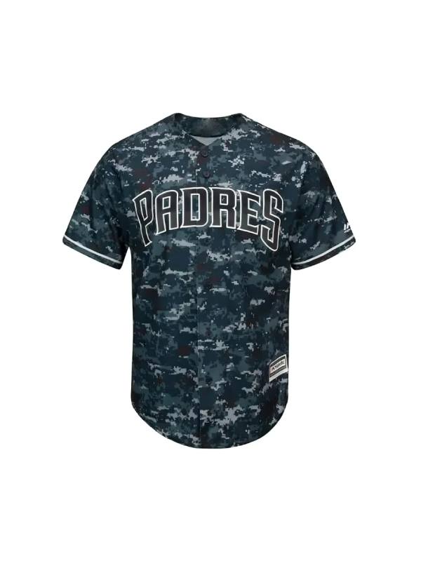 San Diego Padres Majestic Camo Cool Base Jersey