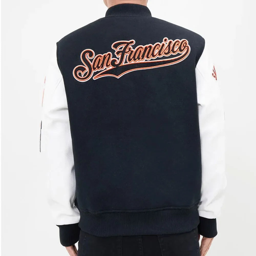 San Francisco Giants Letterman Full-Zip Jacket
