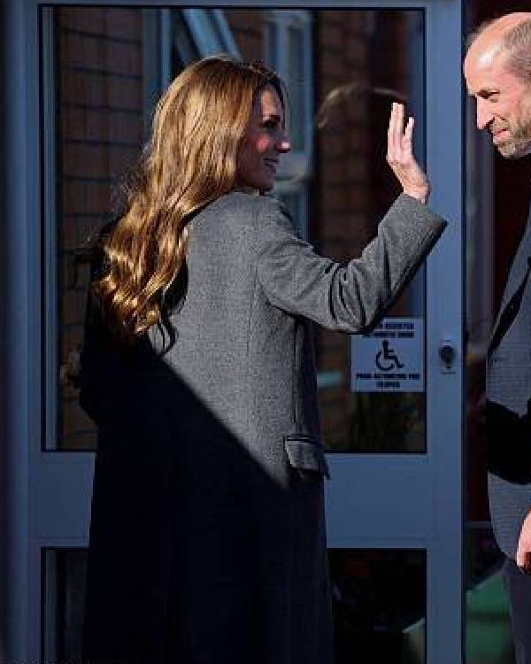 School Visit Kate Middleton Coat