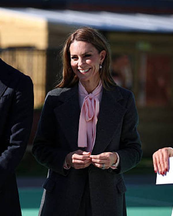School Visit Kate Middleton Coat