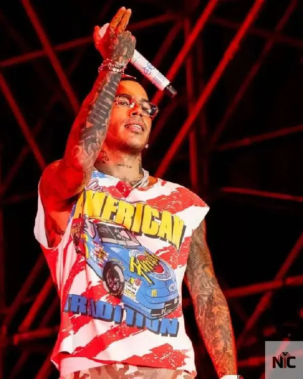 Sfera Ebbasta AMERICAN Graphics T-shirt